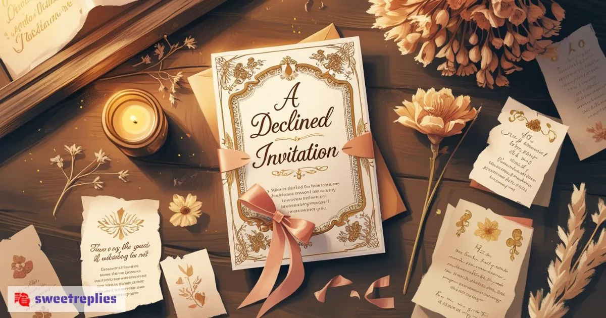 65+ How To Respond to A Declined Invitation