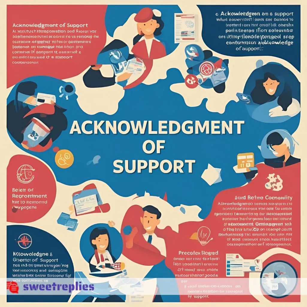 Acknowledgment of Support