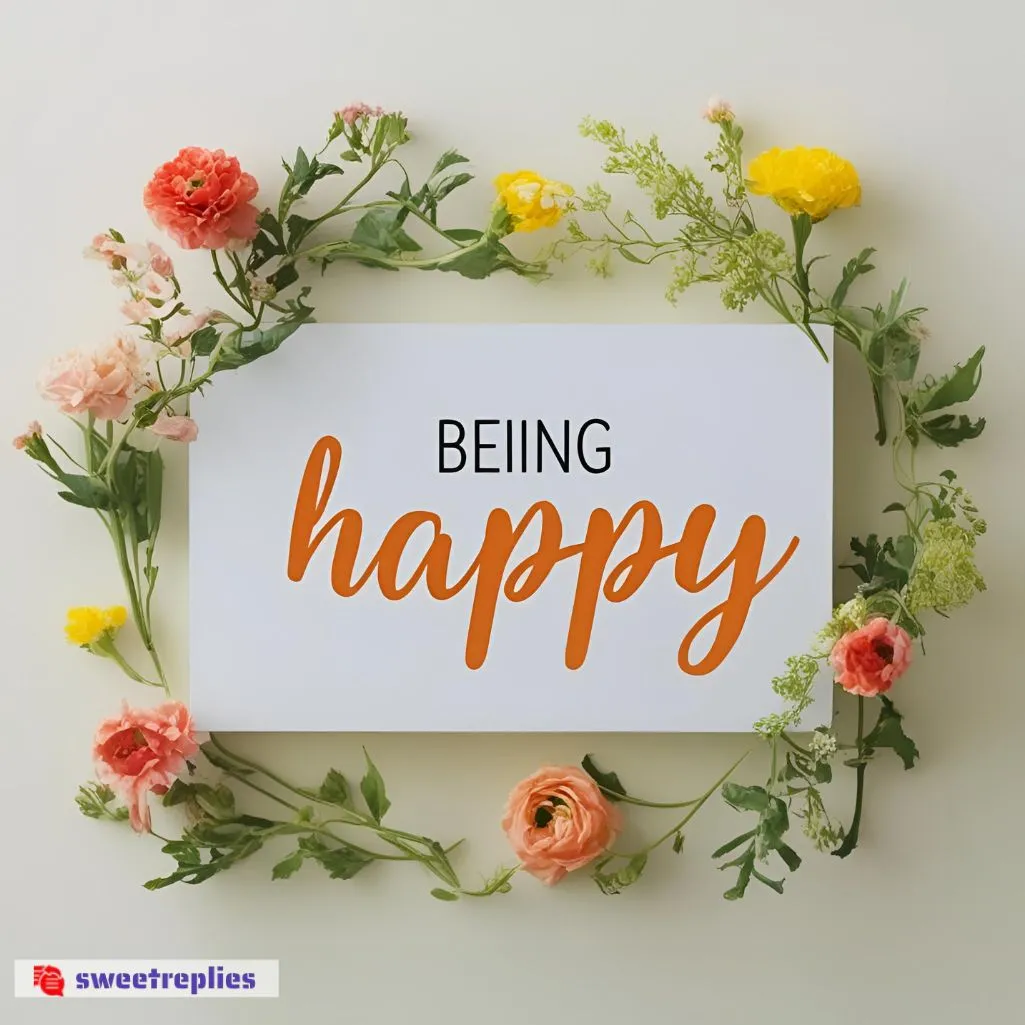 Being happy