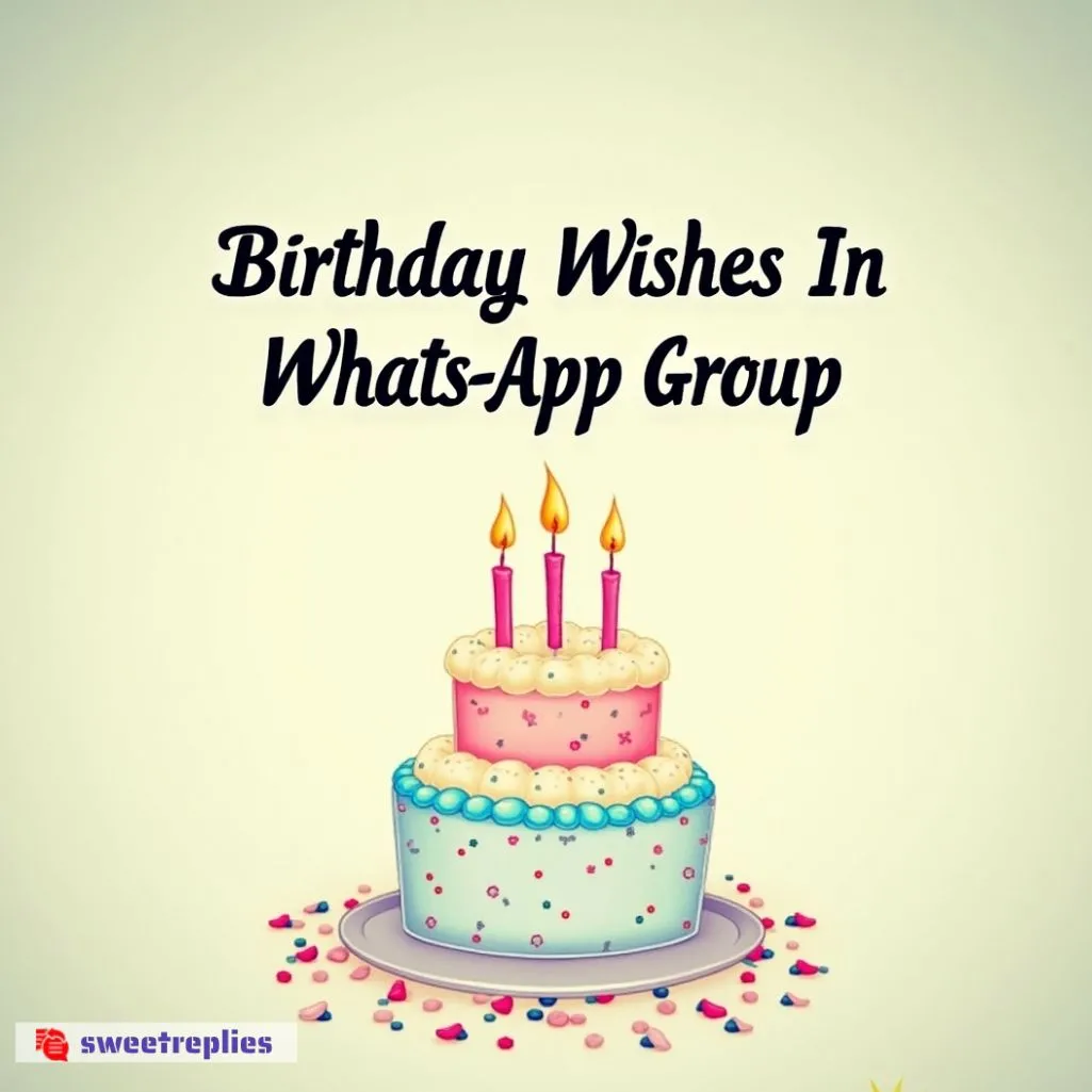 Birthday Wishes in WhatsApp Group