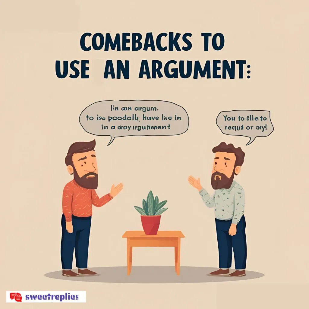 Comebacks to Use in an Argument