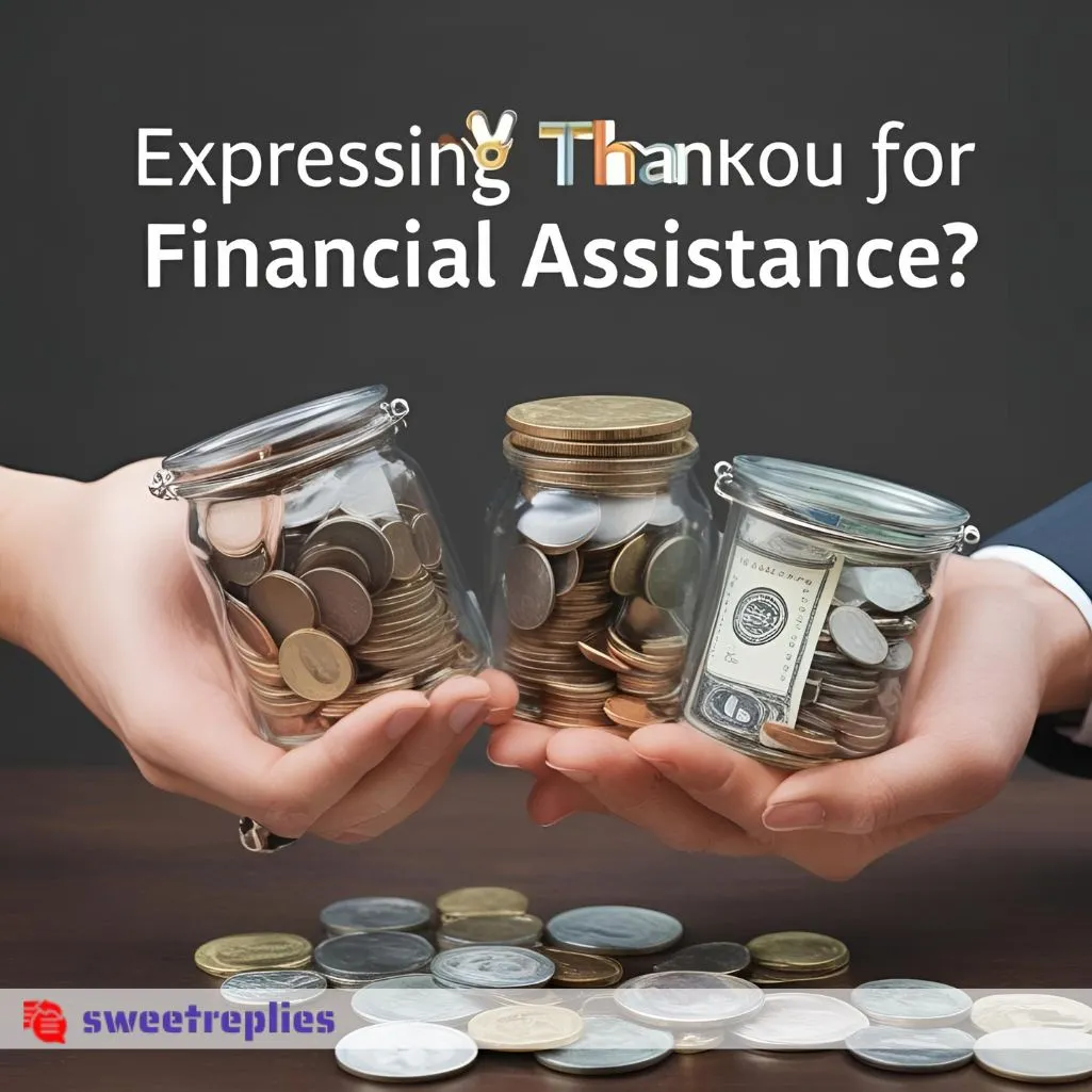 Expressing Gratitude for Financial Assistance