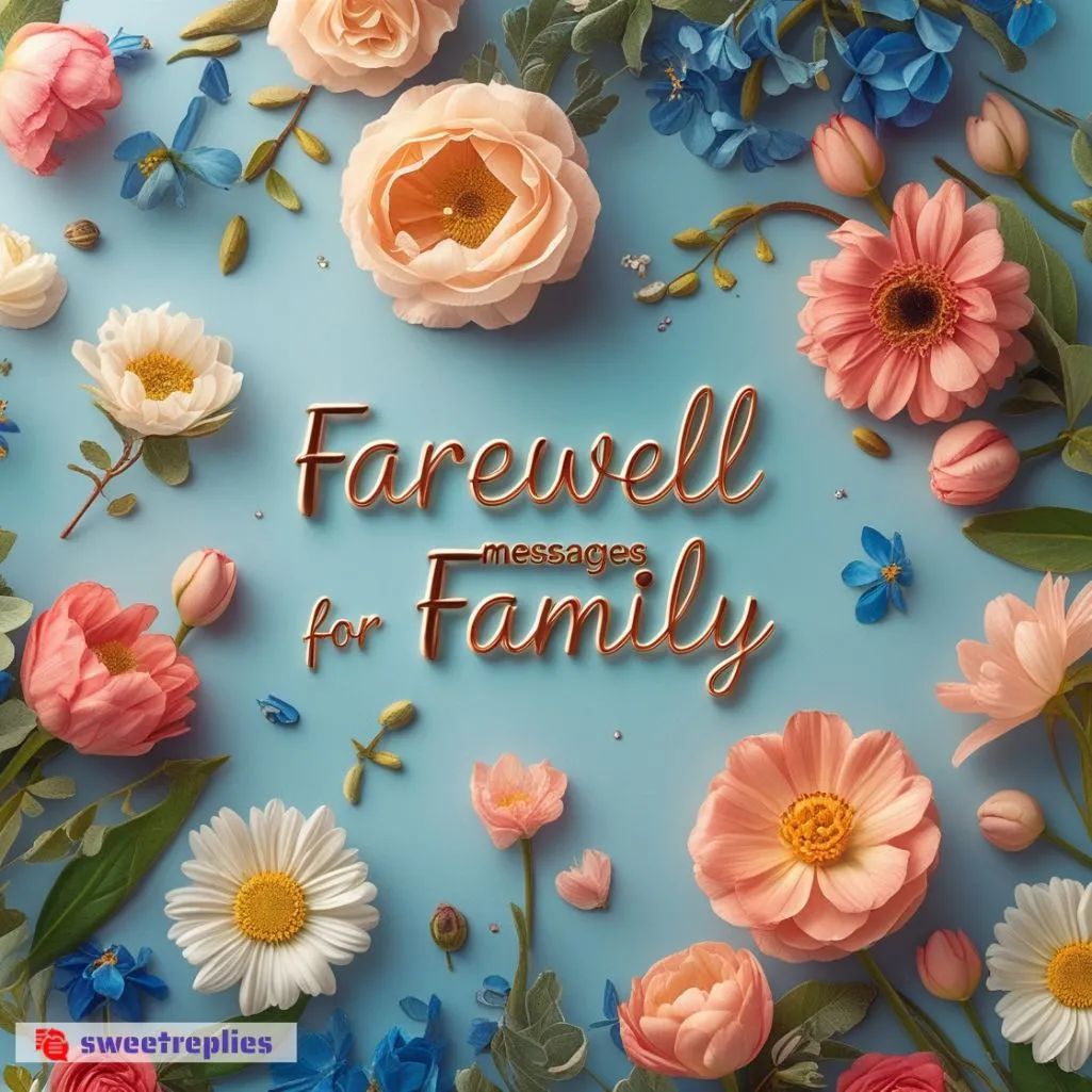 Farewell Messages for Family 