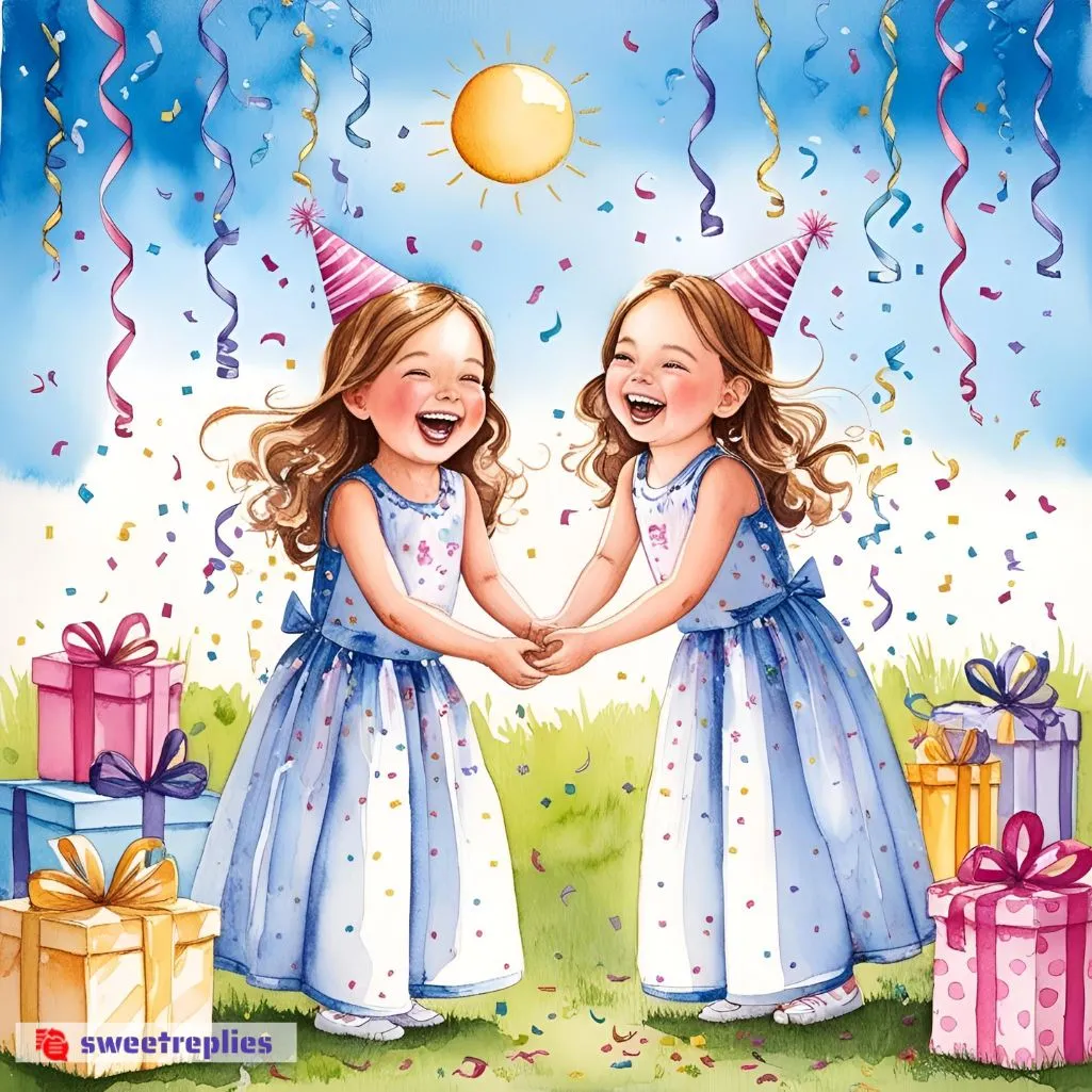 Happy Birthday Wishes for Twin Sisters