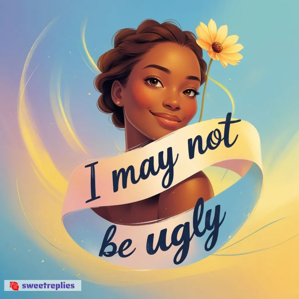 I may not be ugly