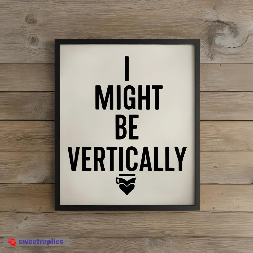I might be vertically