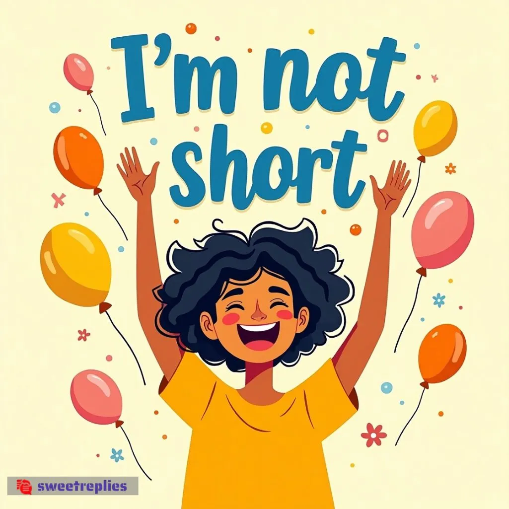 I’m not short