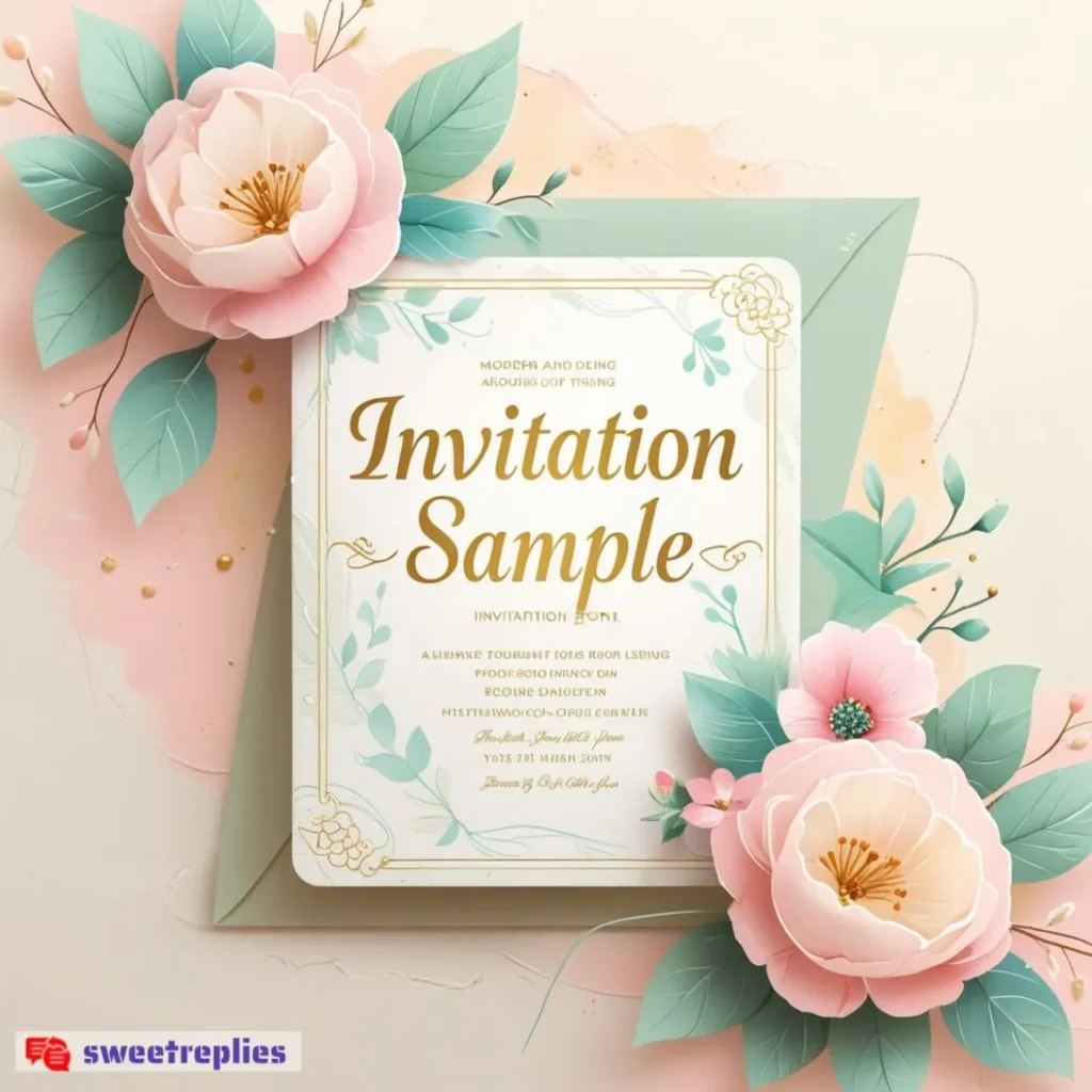 invitation sample