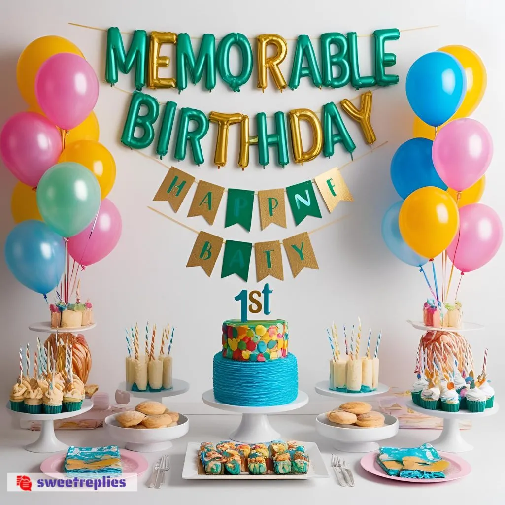Memorable 1st Birthday