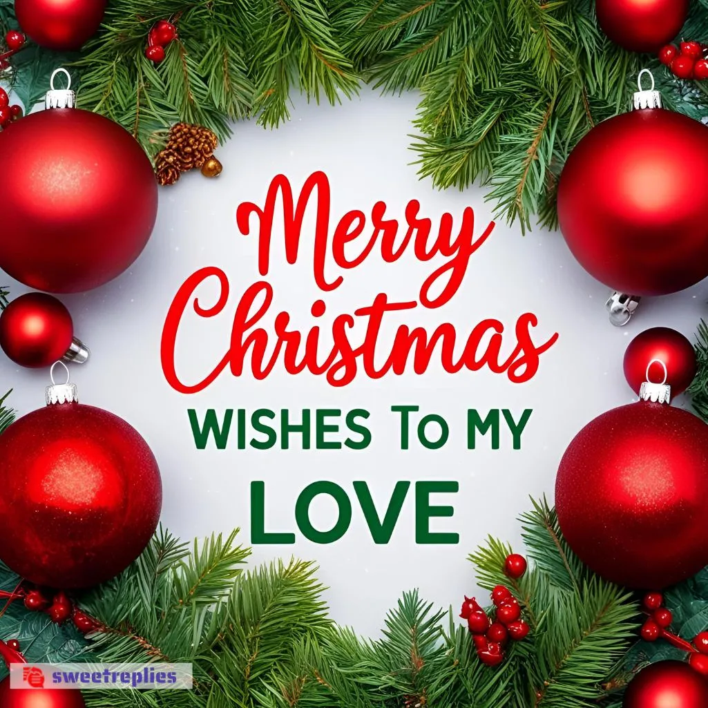 Merry Christmas Wishes to My Love