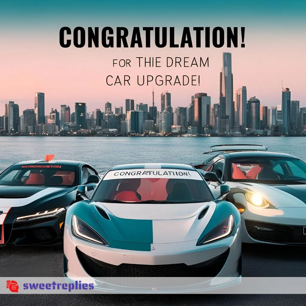 Messages for the Dream Car Upgrade