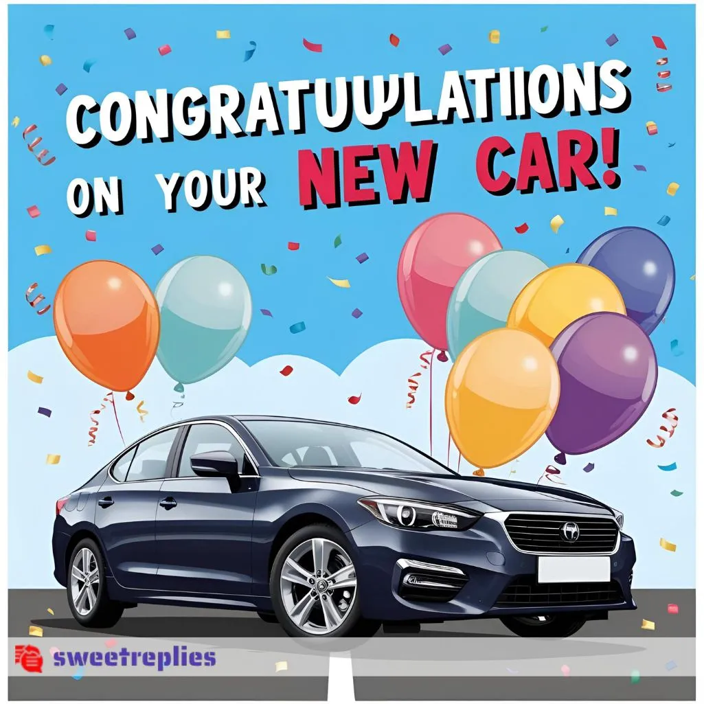 New Car Wishes to Friend
