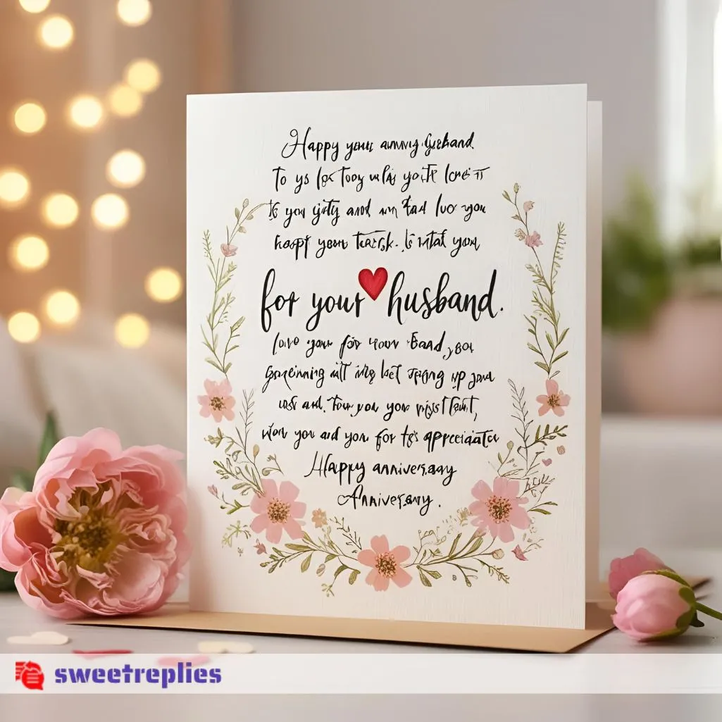 Romantic Anniversary Wishes for Your Husband