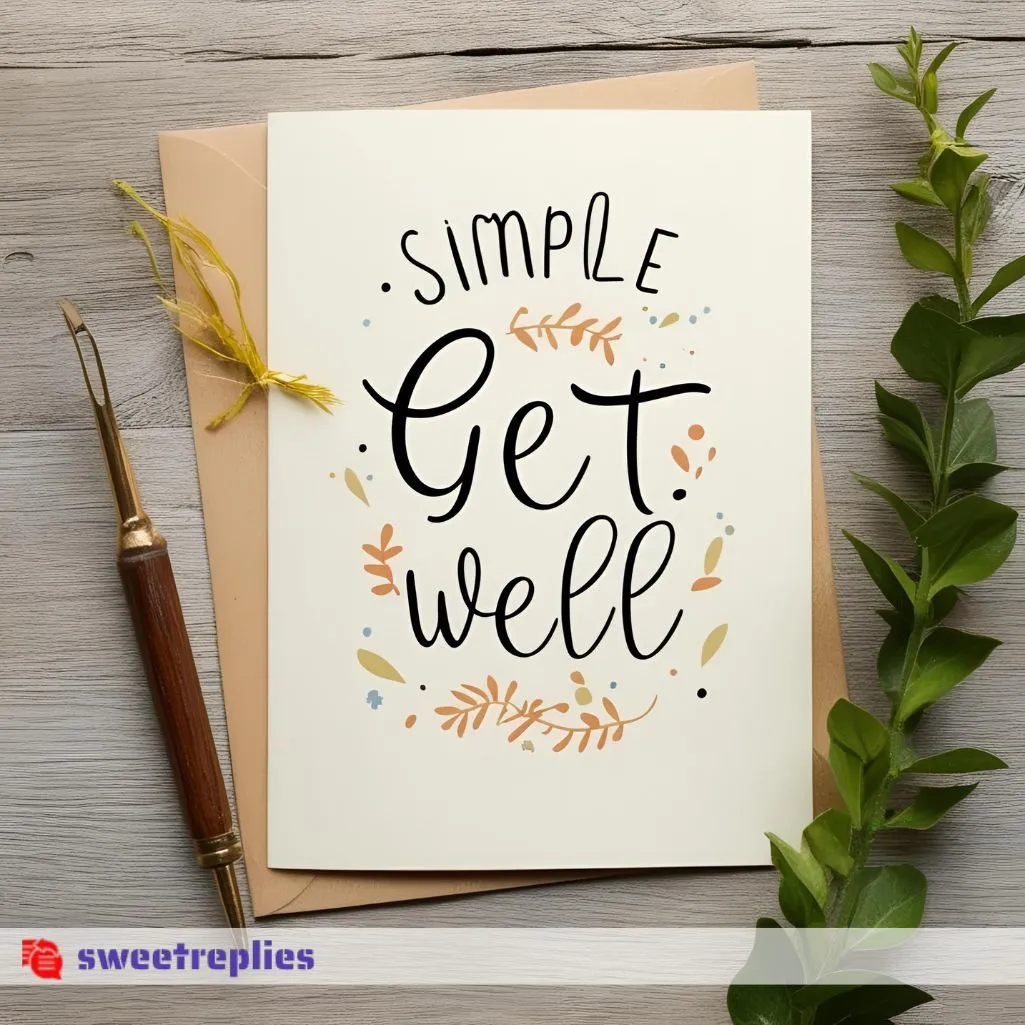 Simple Get Well Message