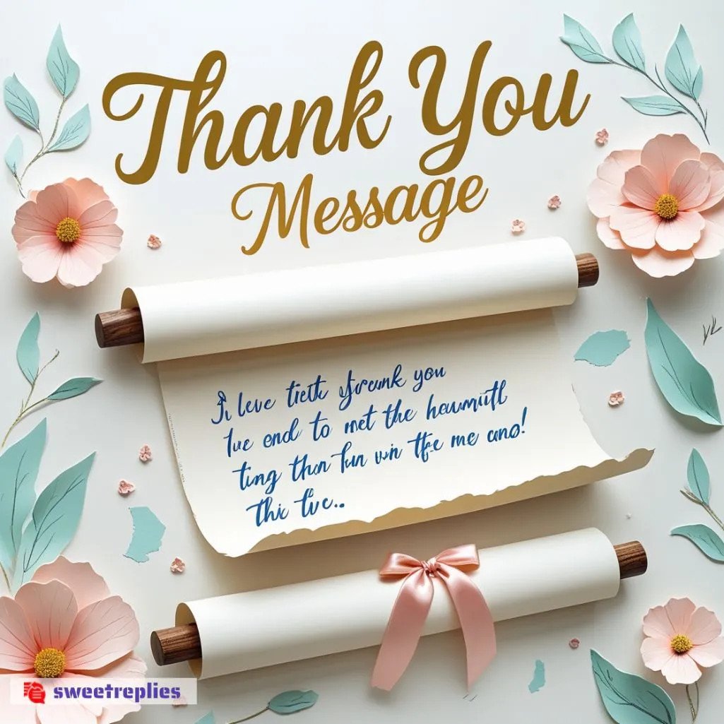 Thank You Message