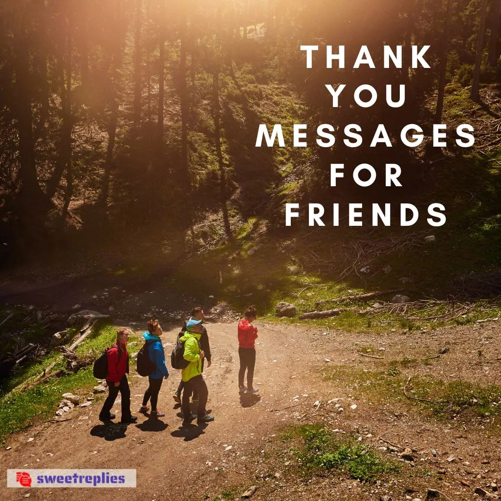 Thank You Messages for Friends