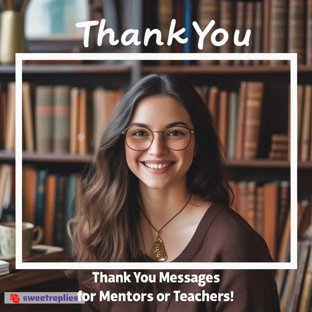 Thank You Messages for Mentors or Teachers
