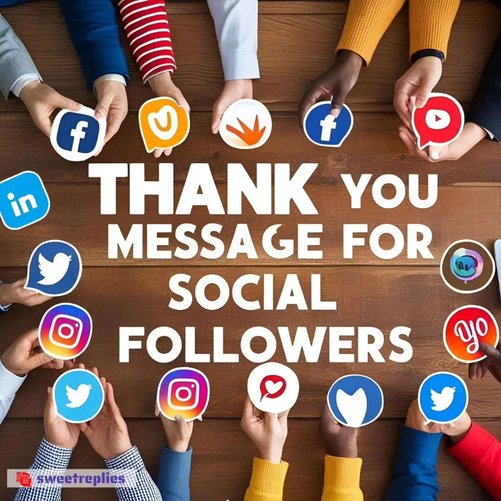 Thank You Messages for Social Media Followers