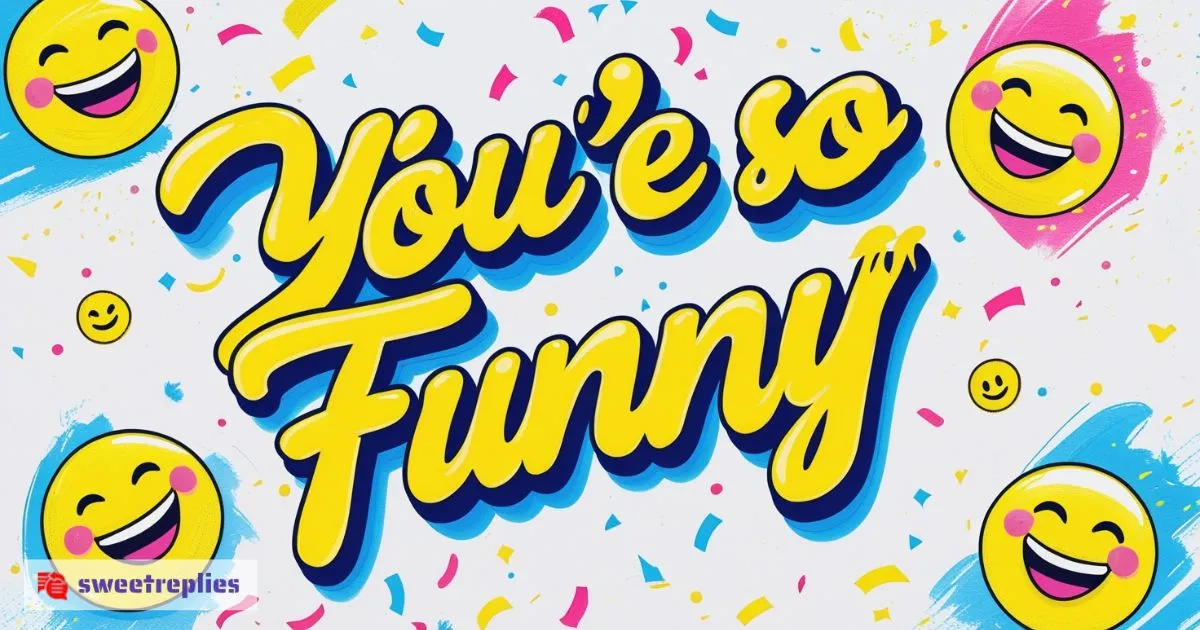 You’re so funny