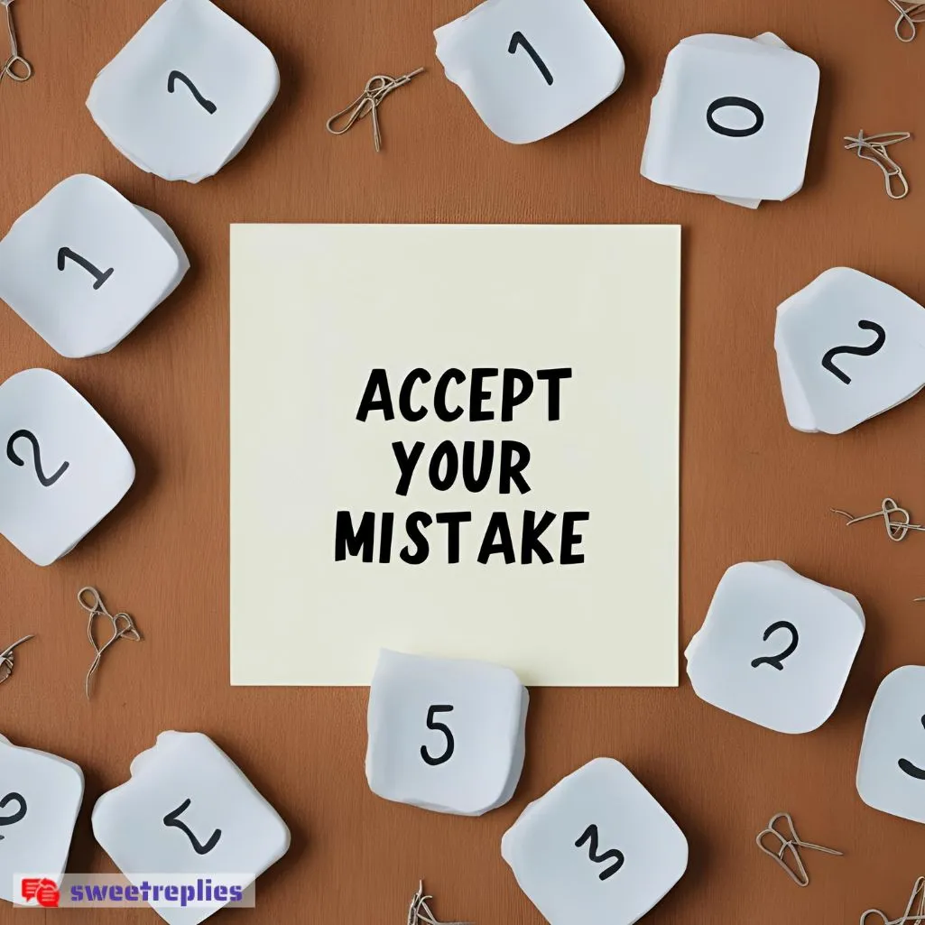 Accept Your Mistake