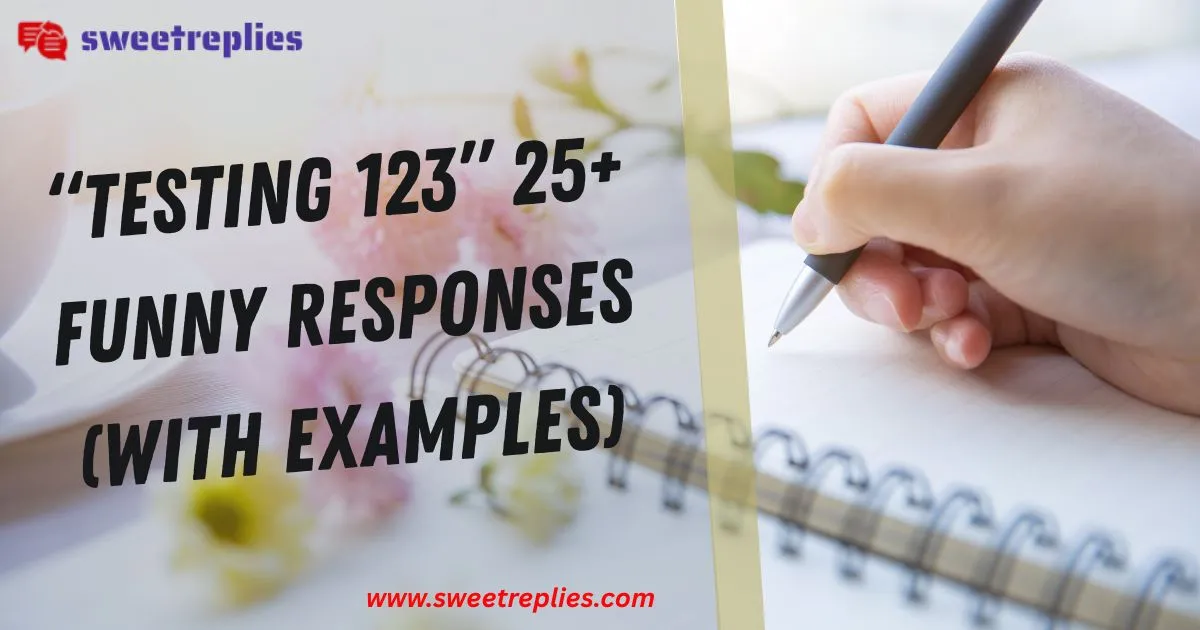 Testing 123
