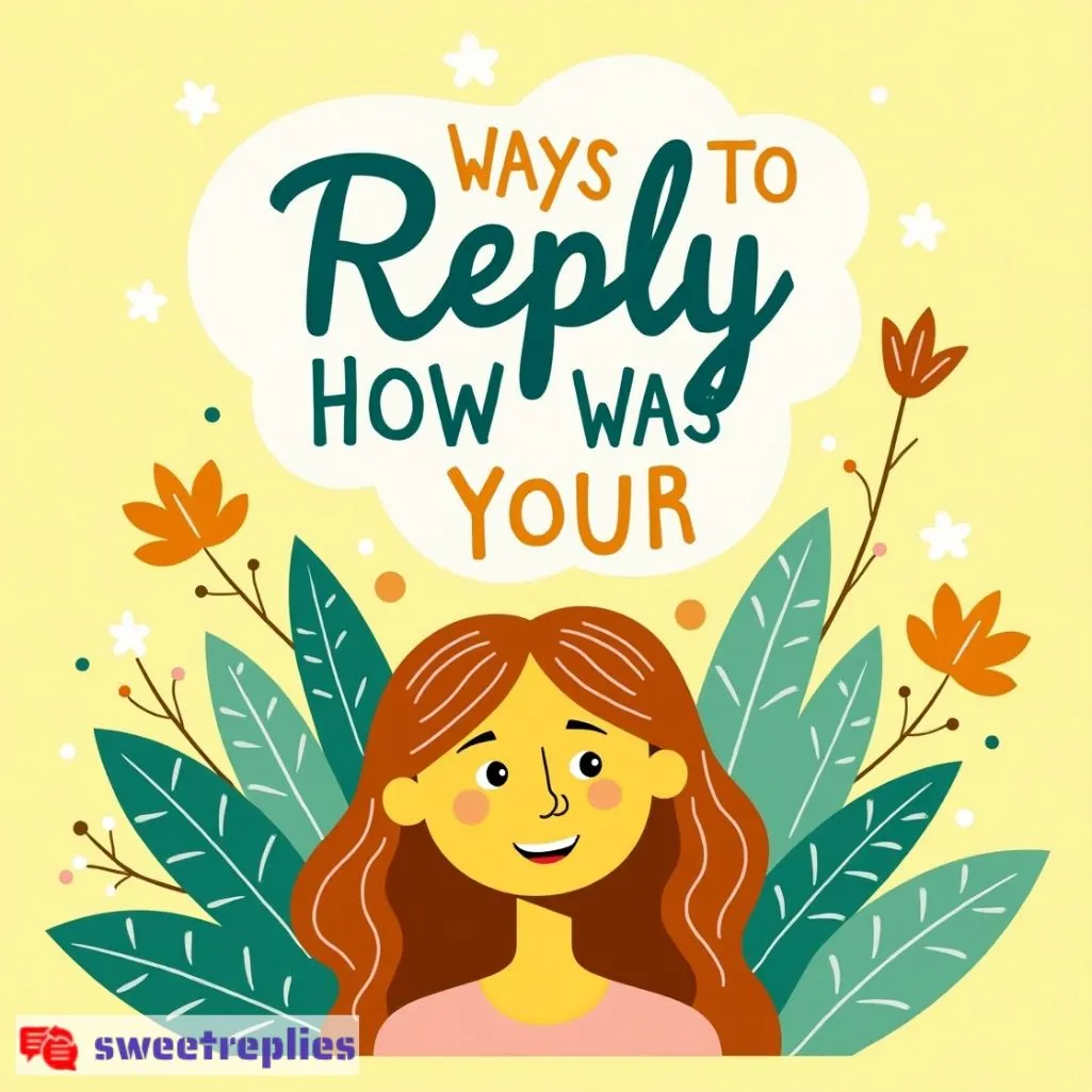 Ways to Reply How Was Your